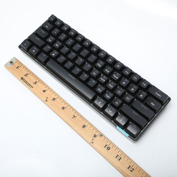 Gaming RBG Keyboard Wired Wireless Bluetooth Rainbow Backlit Black Light 61 Keys - Picture 10 of 11